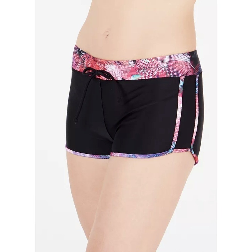 Go by Gossip Digital Floral Swim Shorts Large NWT $48